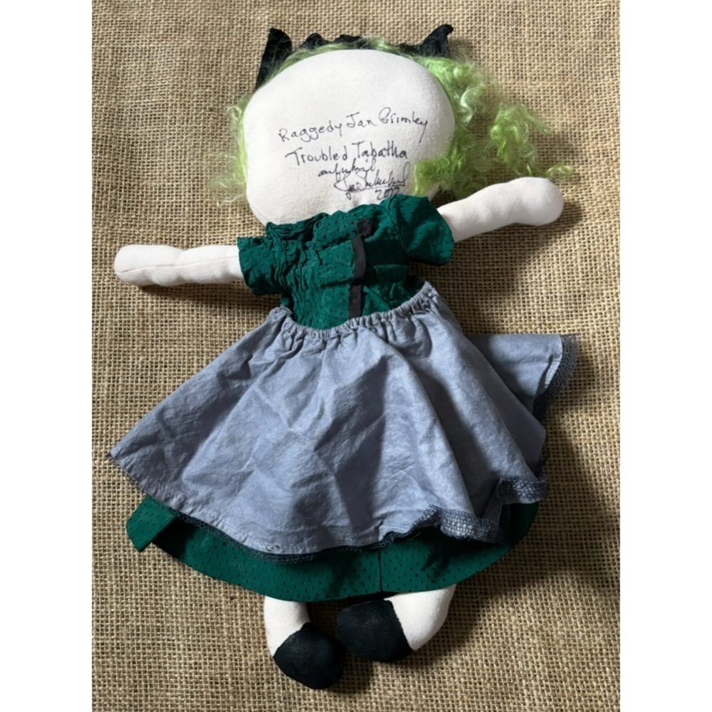 Jan Shackelford Handmade Fabric Doll Raggedy Jan Grimley Troubled Tabatha READ - Picture 4 of 11